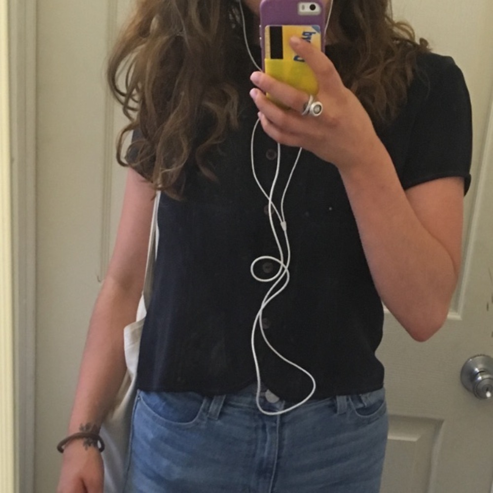 Vintage 90s Short Sleeve Button Down